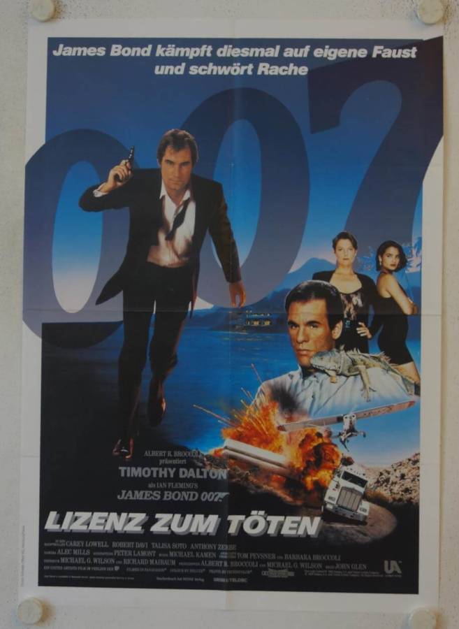 Licence to Kill original release german movie poster